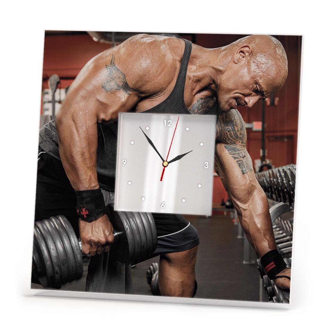 Часы Рестлер Дуэйн Джонсон 260x260 мм (C04679)