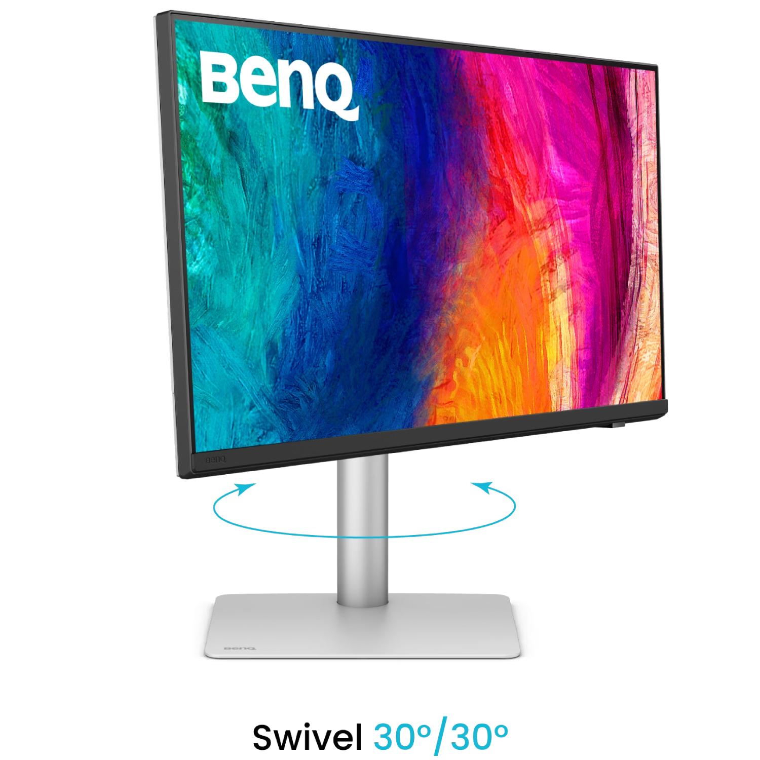 Монитор BenQ PD2730S 27" IPS 5K HDMI DP Type-C USB-hub HAS Pivot колонки White (9H.LN7LA.TBE) - фото 6 Монитор BenQ PD2730S 27" IPS 5K HDMI DP Type-C USB-hub HAS Pivot колонки White (9H.LN7LA.TBE) - фото 6