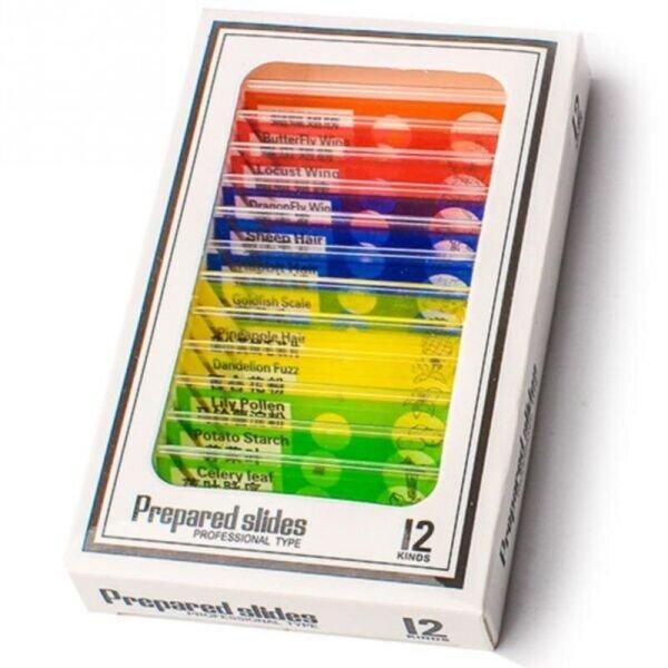 Набор образцов для микроскопа SIGETA Entrance mix универсальный 12 шт. (100291)