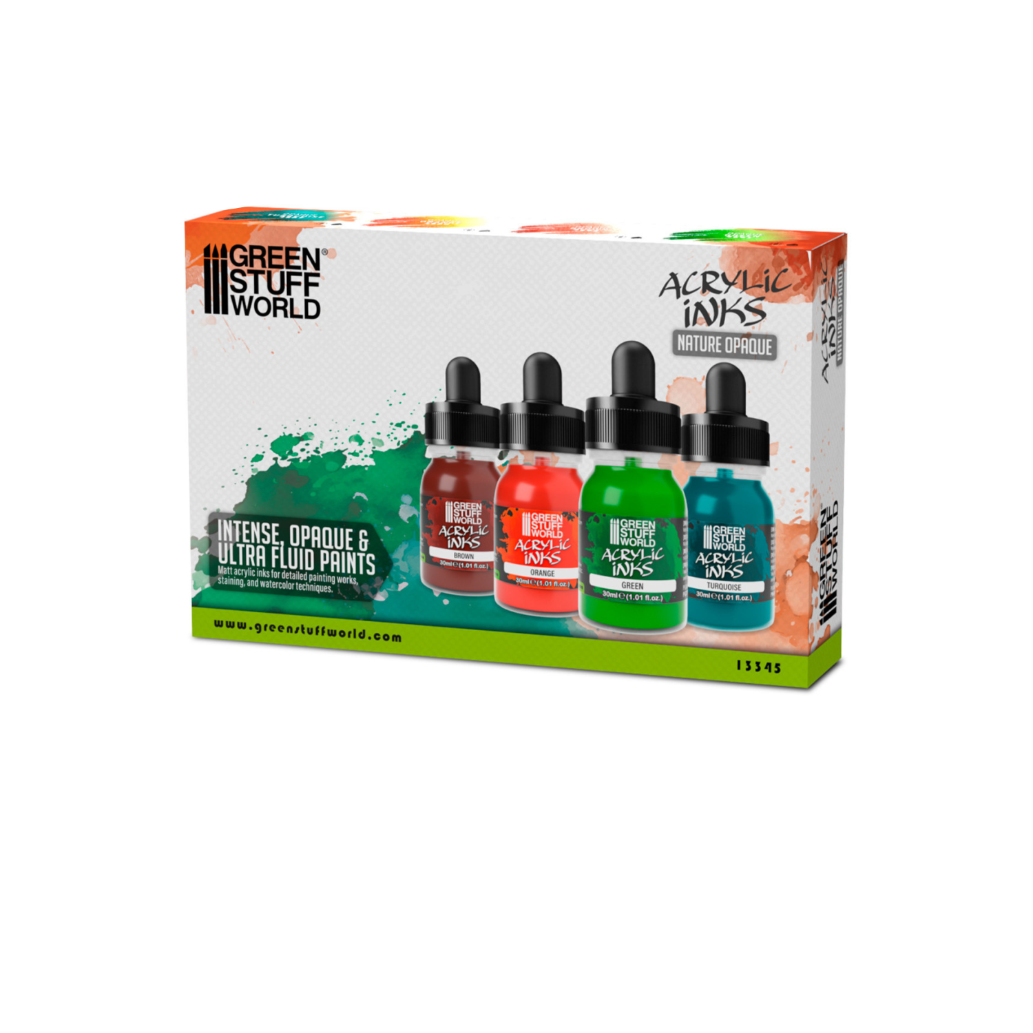 Набор красок GSW Acrylic lnks Set Opaque Nature 4 шт. (13345)