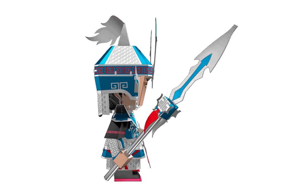 Конструктор Piececool Yeung'zhao zilong Q005 коллекционная модель - фото 3 Конструктор Piececool Yeung'zhao zilong Q005 коллекционная модель - фото 3