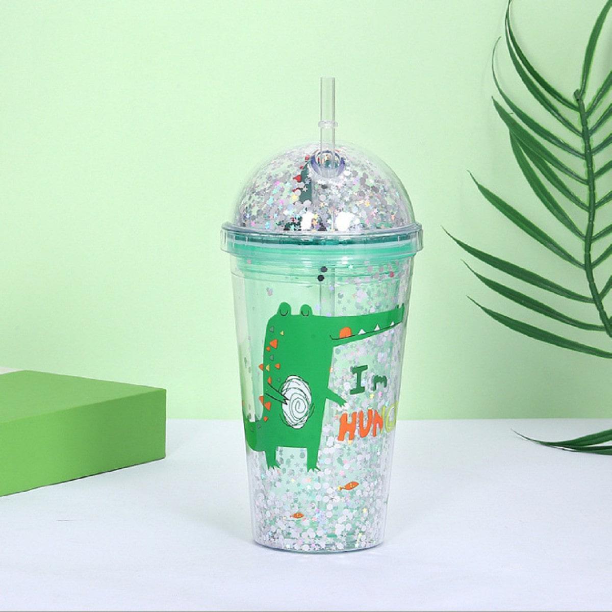 Слаш-стакан акриловый с трубочкой Дракончик 380 мл (69-1363) - фото 4 Слаш-стакан акриловый с трубочкой Дракончик 380 мл (69-1363) - фото 4