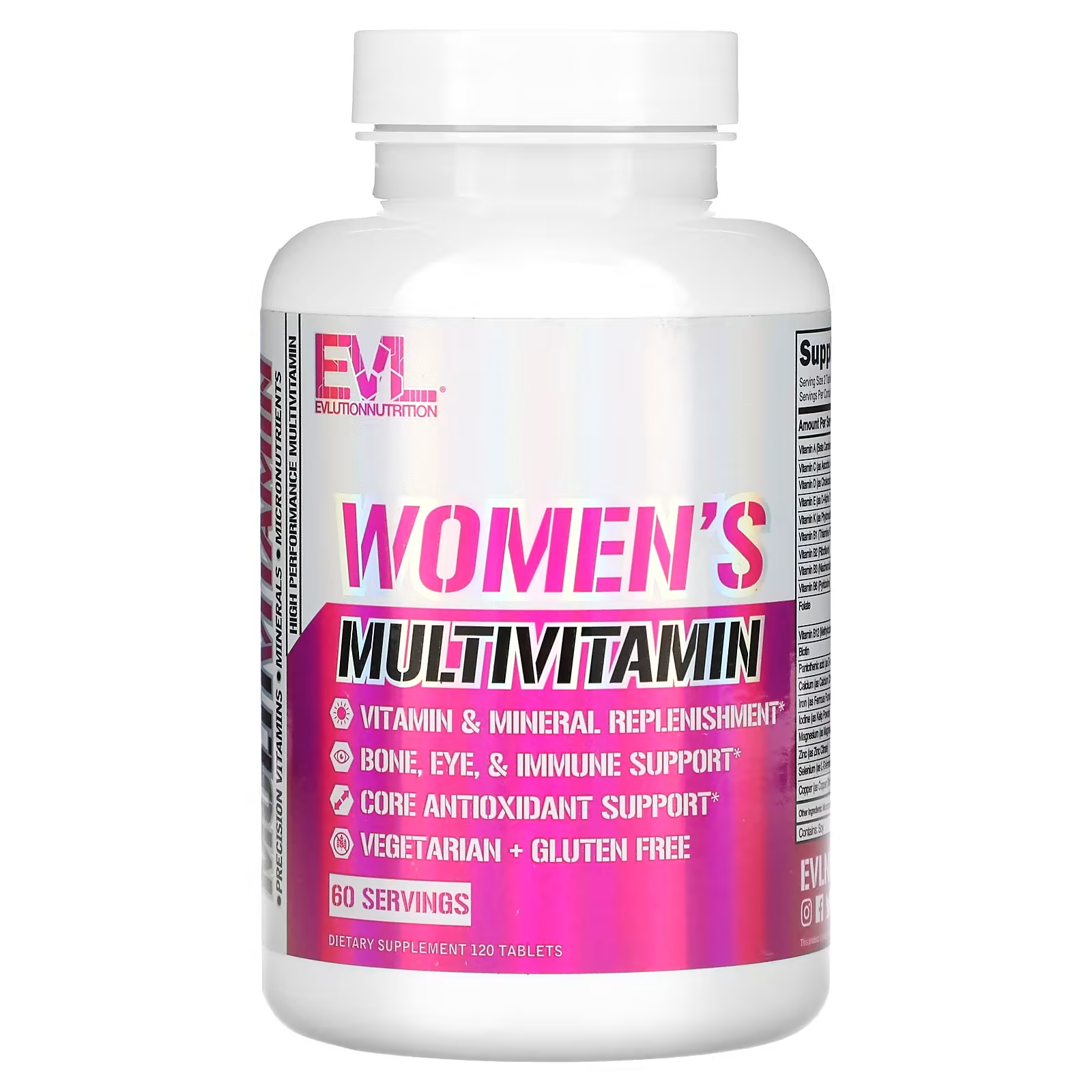 Мультивітаміни EVLution Nutrition для жінок 120 таблеток Мультивітаміни EVLution Nutrition для жінок 120 таблеток