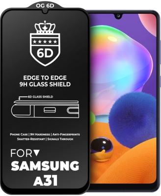 Защитное стекло 6D для Samsung A31 противоударное