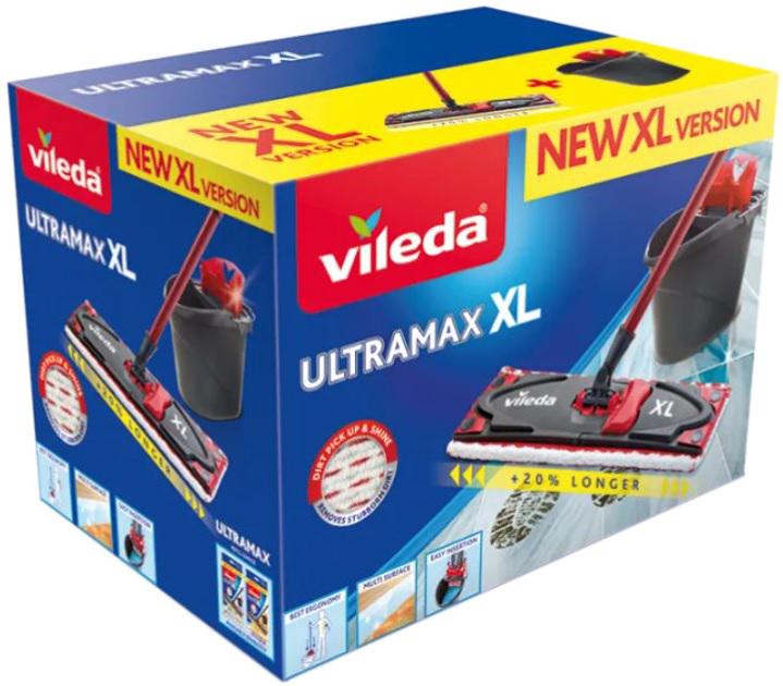 Набор для уборки Vileda Ultramax XL швабра і відро з віджимом (4023103212022) - фото 10 Набор для уборки Vileda Ultramax XL швабра і відро з віджимом (4023103212022) - фото 10