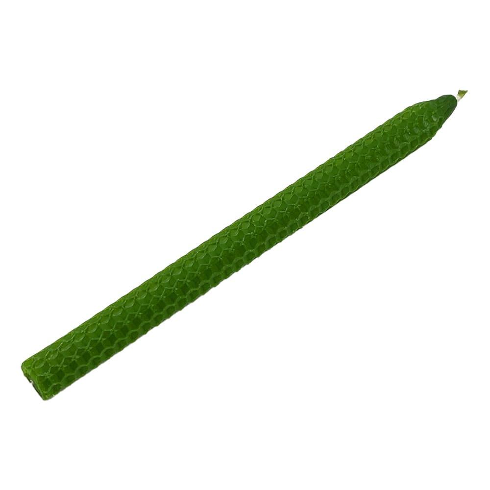 Свеча из вощины часовая Зеленый (11039086)