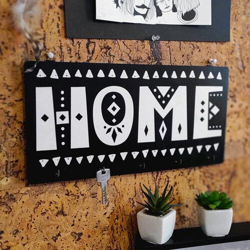 Ключница настенная Presentville горизонтальная "Home" (KEDM_20F010)