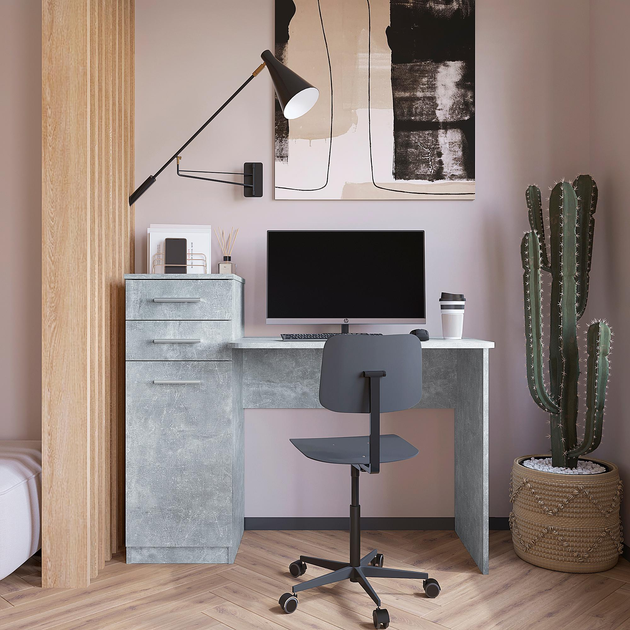 Стіл письмовий Компаніт Пі Пі 3 Ательє світлий (26728816) - фото 1 Стіл письмовий Компаніт Пі Пі 3 Ательє світлий (26728816) - фото 1