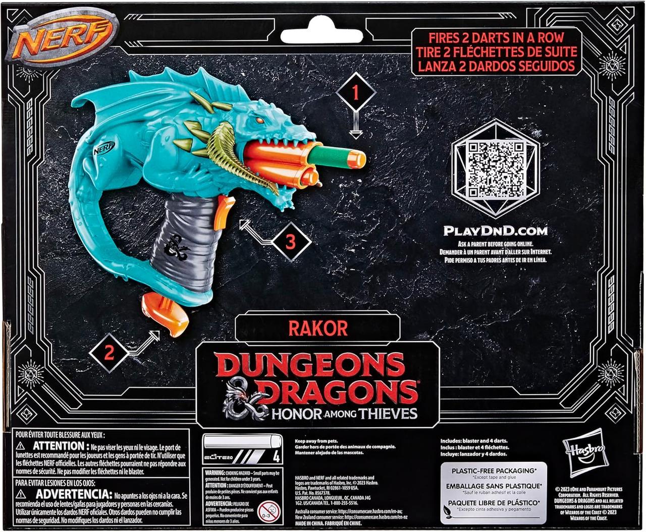 Бластер Nerf Подземелья и Драконы Ракор Nerf Dungeons & Dragons Rakor (F6277) - фото 3 Бластер Nerf Подземелья и Драконы Ракор Nerf Dungeons & Dragons Rakor (F6277) - фото 3