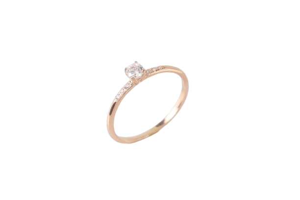 Каблучка золота з фіанітами (2249379599)