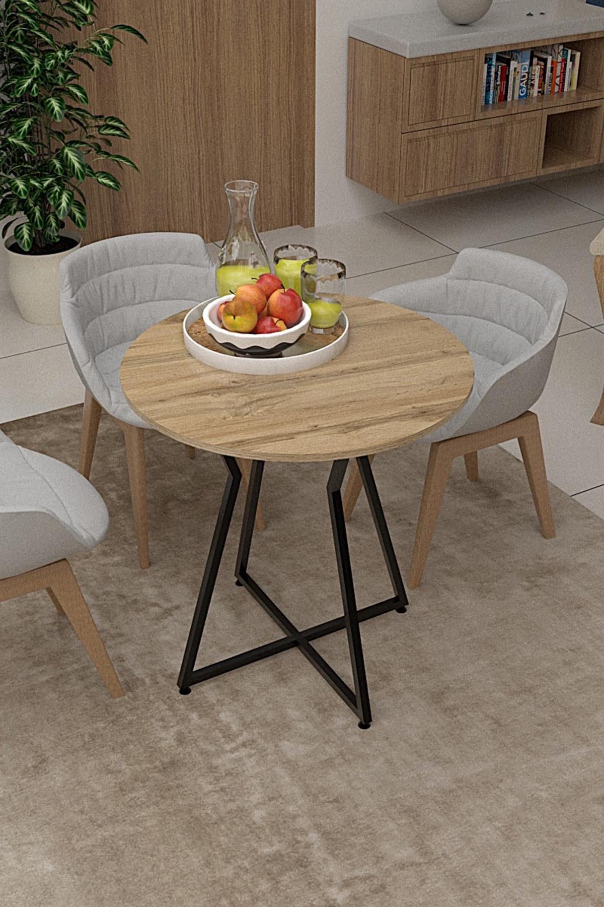 Стол обеденный EcoLoft Lumiere DSP-1169 в стиле лофт Дуб Аппалачи (DSP-1169-1)