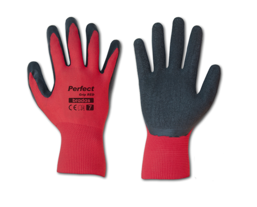 Перчатки защитные perfect grip латекс р.10 Red (RWPGRD10) Перчатки защитные perfect grip латекс р.10 Red (RWPGRD10)
