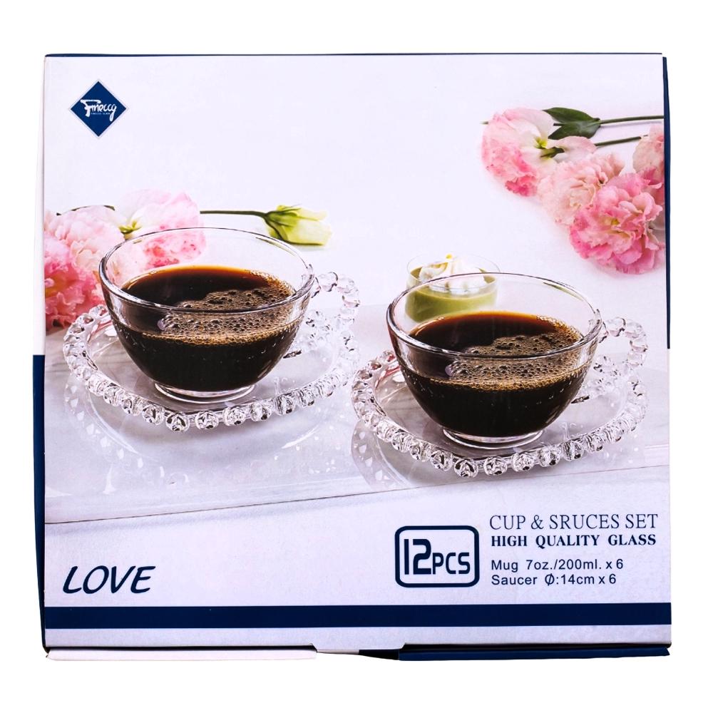 Чашка и блюдце Сердце 200 мл 6 компл. - фото 4