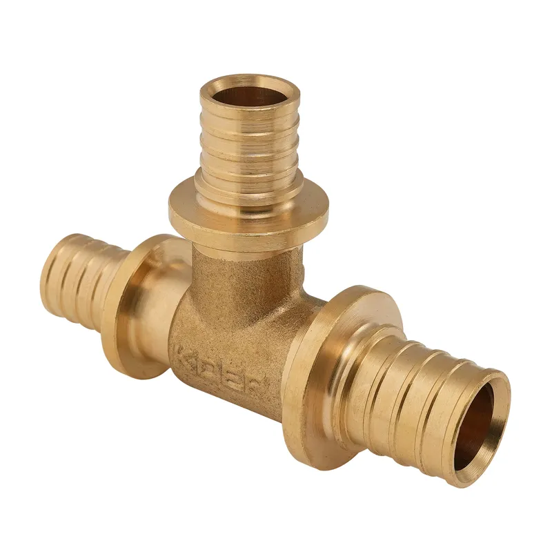 Тройник переходный KOER KA.T20-16-16 с натяжными гильзами латунный 20x16x16 мм 2,8x2,2x2,2 мм (OL-KR4887)