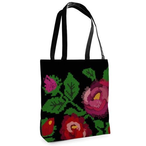 Сумка тканевая Presentville Tenderness Вышивка стилизация (ST 23UKR009 BL)