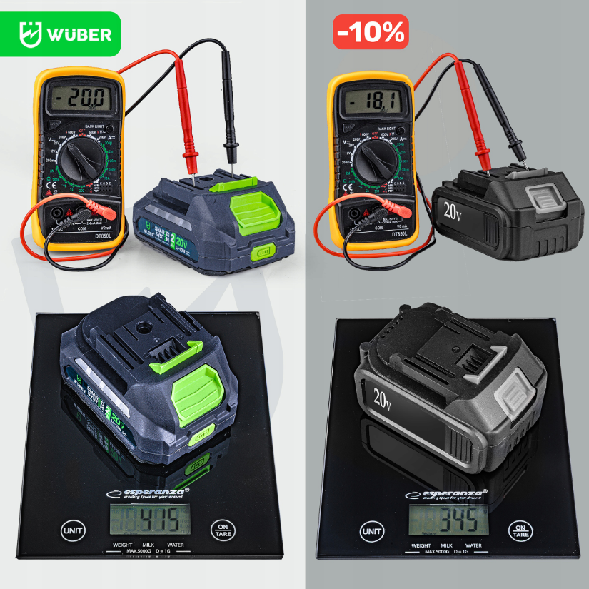 Пила аккумуляторная цепная Wuber 2 аккумулятора 2Ач 20В/2 шины - фото 10