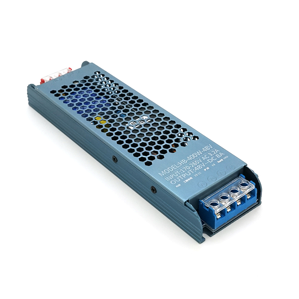 Блок живлення імпульсний VOLTRONIC XY48-400 Slim для світлодіодів та моторів перфорований 48 В 8,33 А 400 Вт (24410)