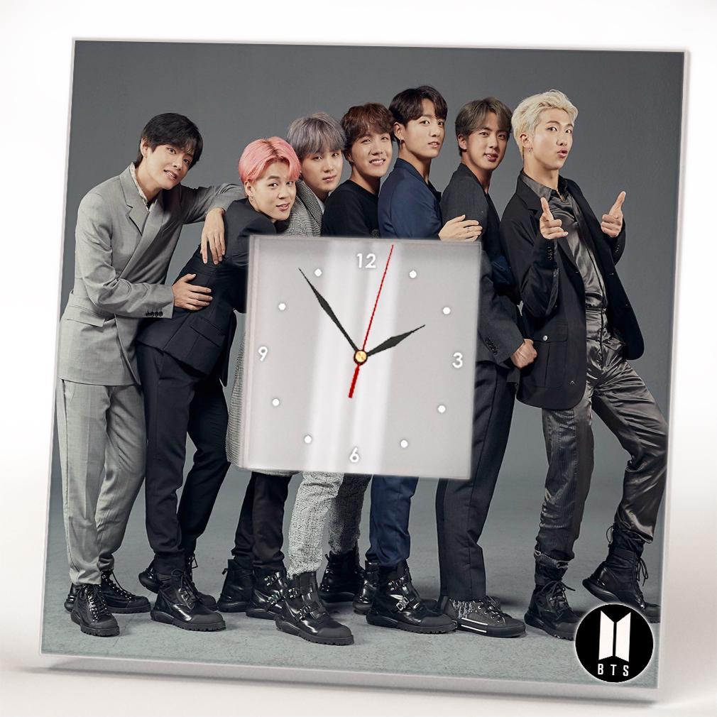 Часы Группа "BTS" 260x260 мм (C04339)