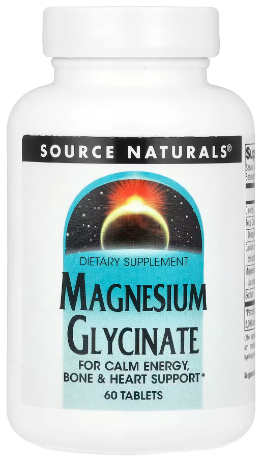 Магний глицинат Source Naturals Magnesium Glycinate 60 таблеток