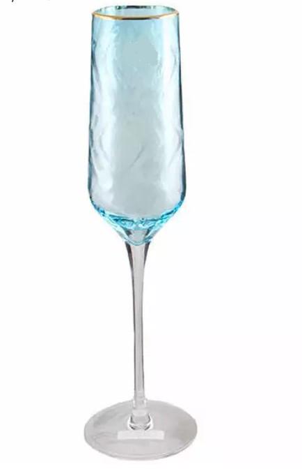 Бокал для шампанского 275 мл Голубая волна (21482)