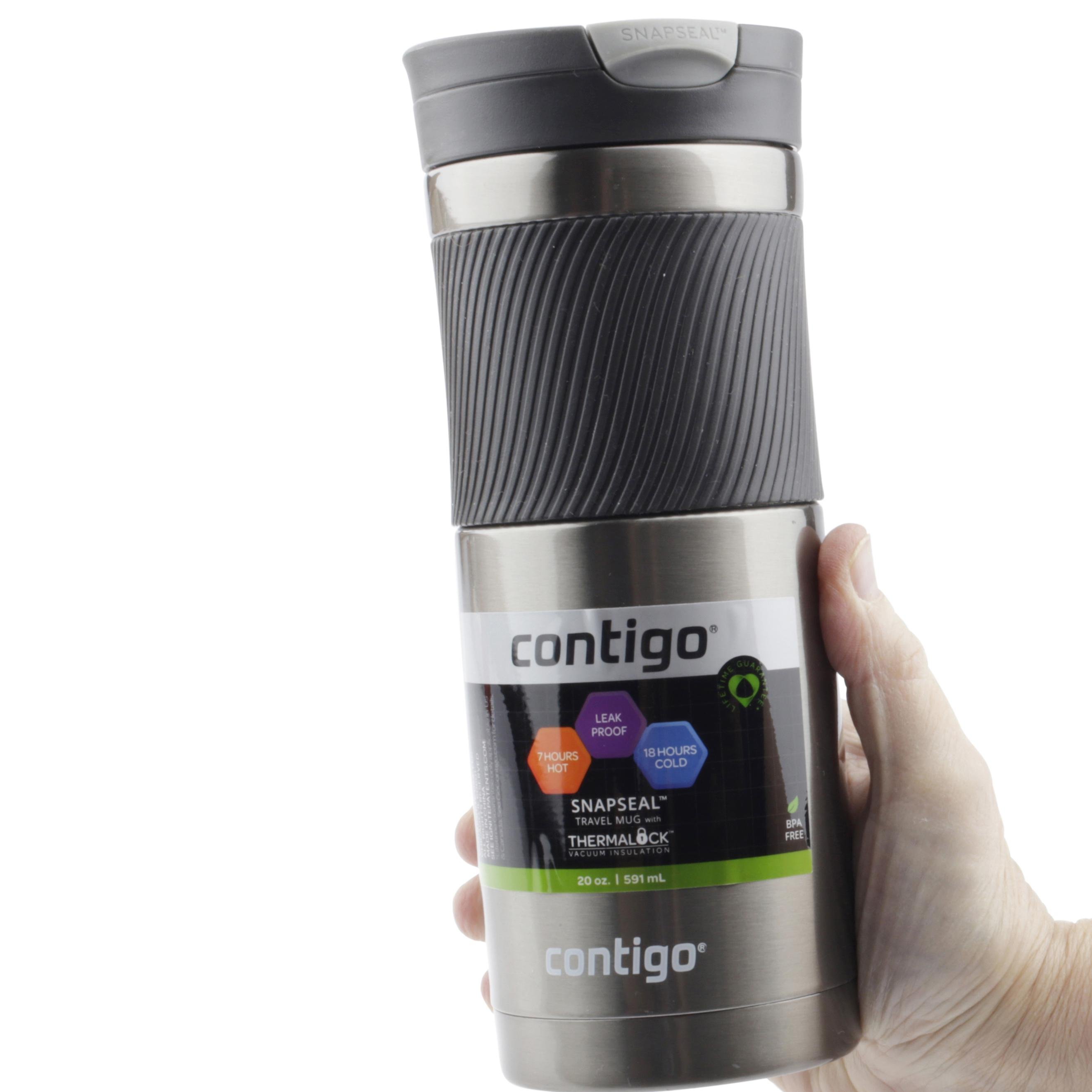 Термокружка Contigo Byron Snapseal 591 мл Gunmetal - фото 3 Термокружка Contigo Byron Snapseal 591 мл Gunmetal - фото 3