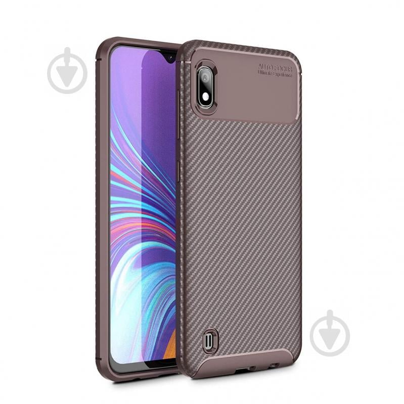 Чехол Carbon Case Samsung A105 Galaxy A10 Коричневый (hub_HIrF22520) Чехол Carbon Case Samsung A105 Galaxy A10 Коричневый (hub_HIrF22520)