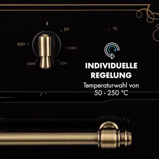 Духова шафа KLARSTEIN Victoria ретро 9 функцій 50-250°C Чорний (10032460) - фото 4