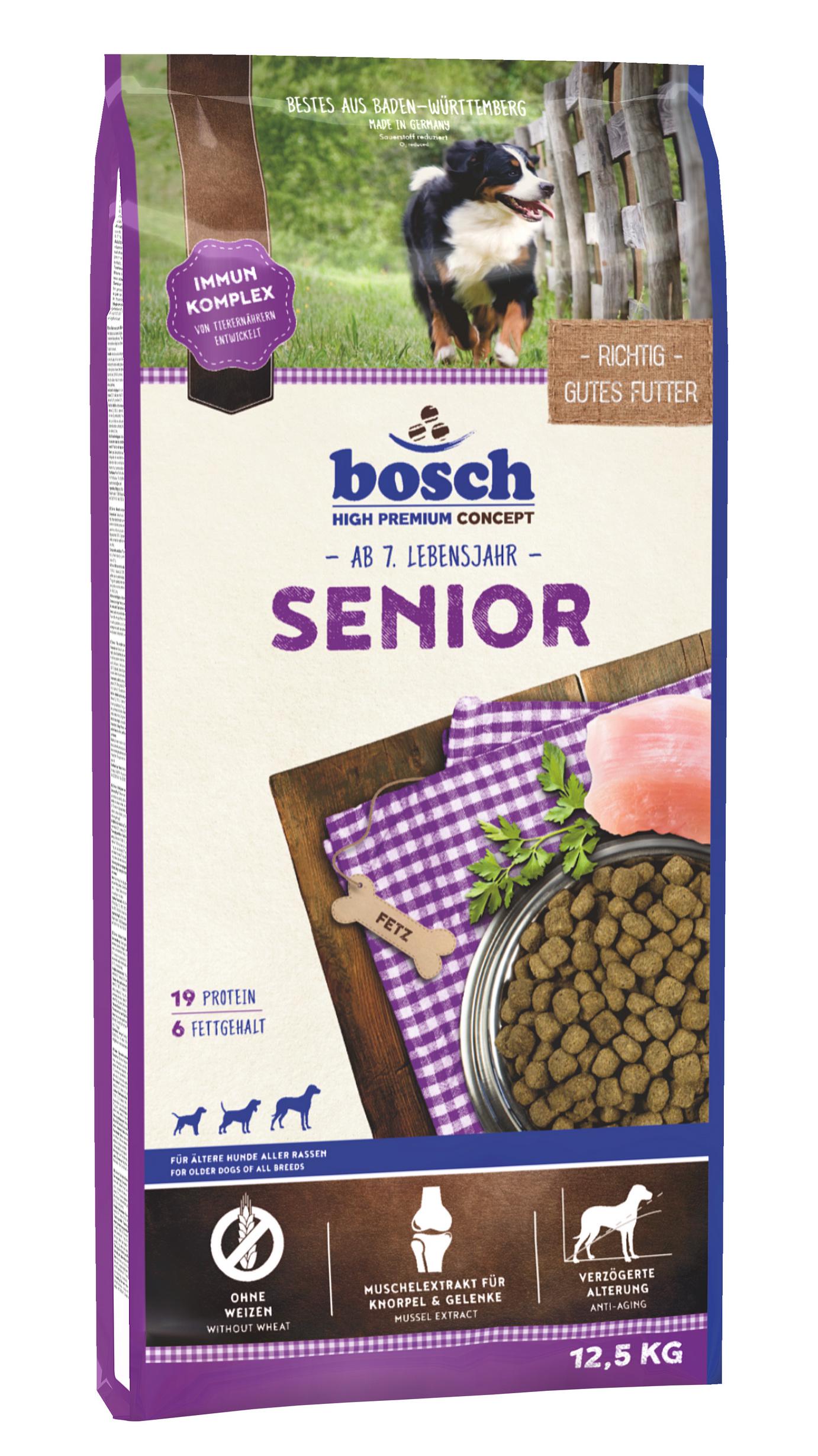 Сухой корм для собак Bosch Senior 12,5 кг