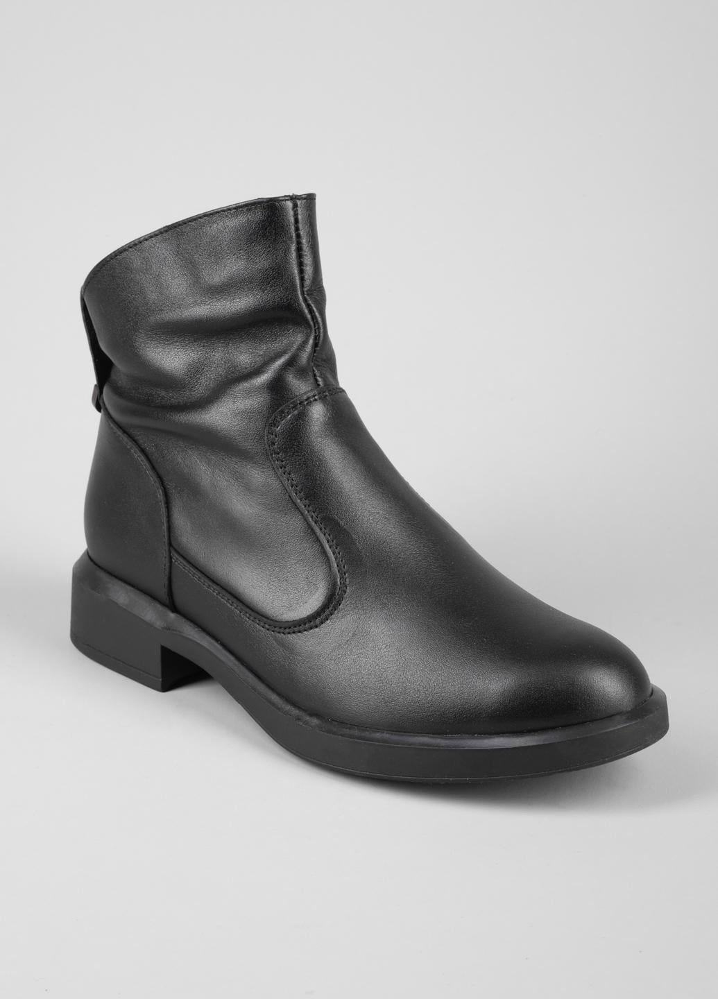 Ботинки женские кожаные Power 227 344727 р. 40 Черный (344727_40)