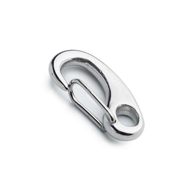 Карабін Metalvis із пружинною клямкою нержавіюча сталь 50x24 мм 10 шт. (N3KR0SC00N3KR05001)