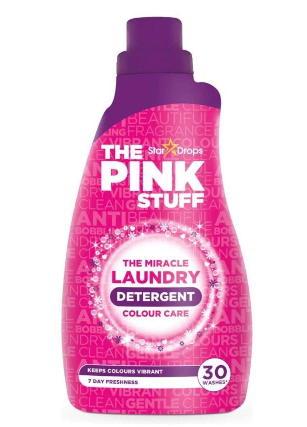 Гель-концентрат для прання кольорових речей The Pink Stuff The Miracle Laundry Detergent Colour Care 960 мл 30 прань (Е-01725) - фото 1