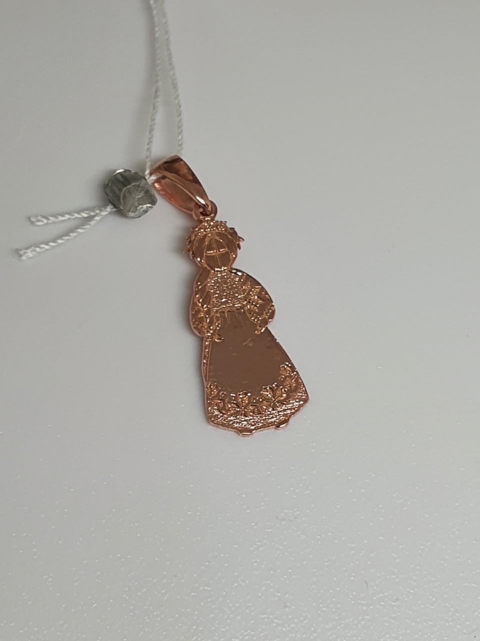 Кулон оберіг срібло лялька Мотанка в вишиванці в позолоті 925 проба (2558549438)