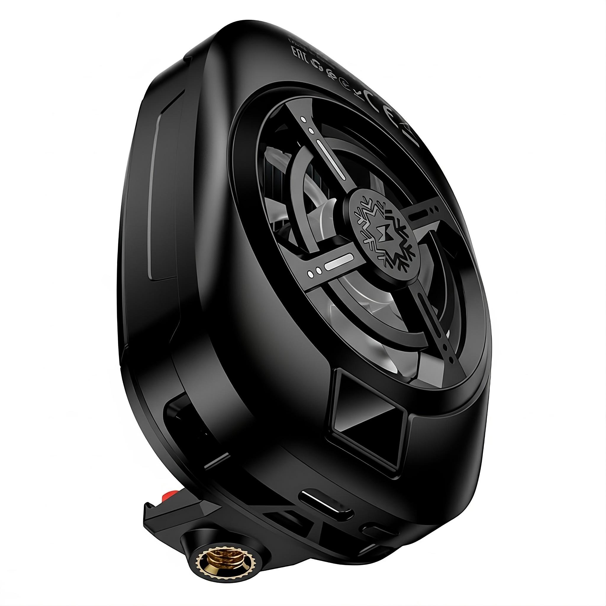 Кулер для телефона Hoco GM76 6,1-7" RGB-подсветка USB 6000 ±10% об/мин Черный (30831110)