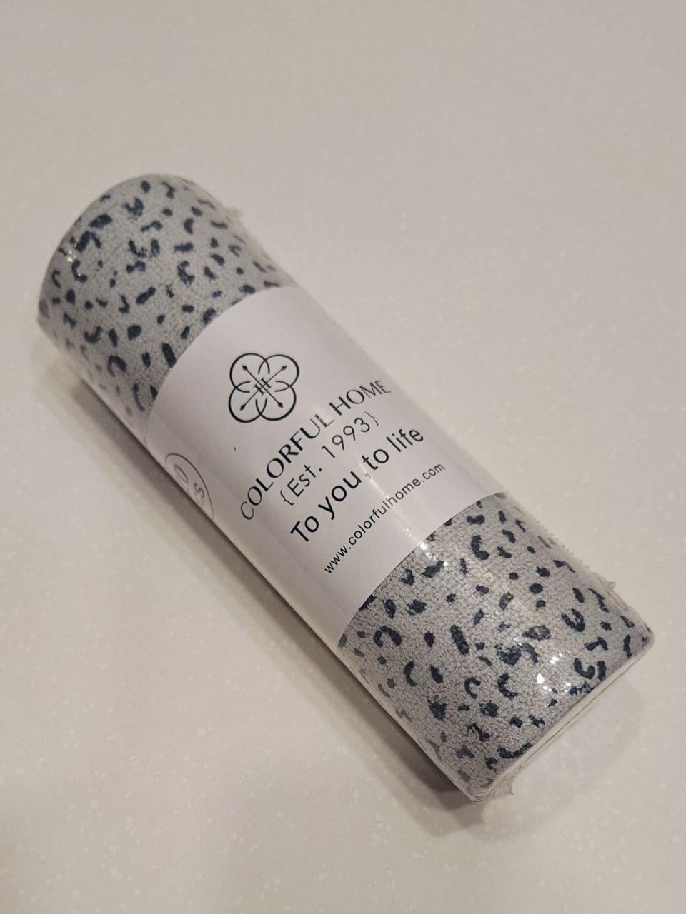 Рушник відривний з мікрофібри в рулоні 25х25 см Сірий (1752)