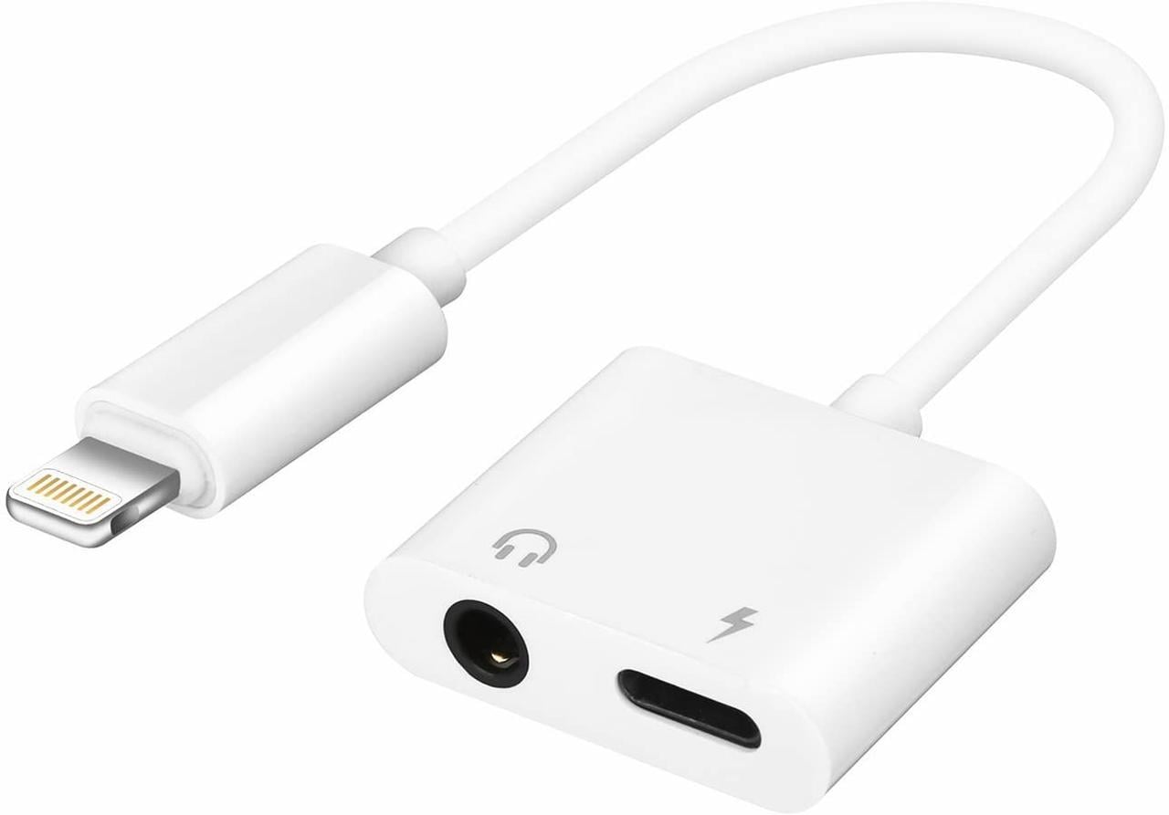 Адаптер Alitek 2в1 для наушников и зарядки Lightning (1302912073)