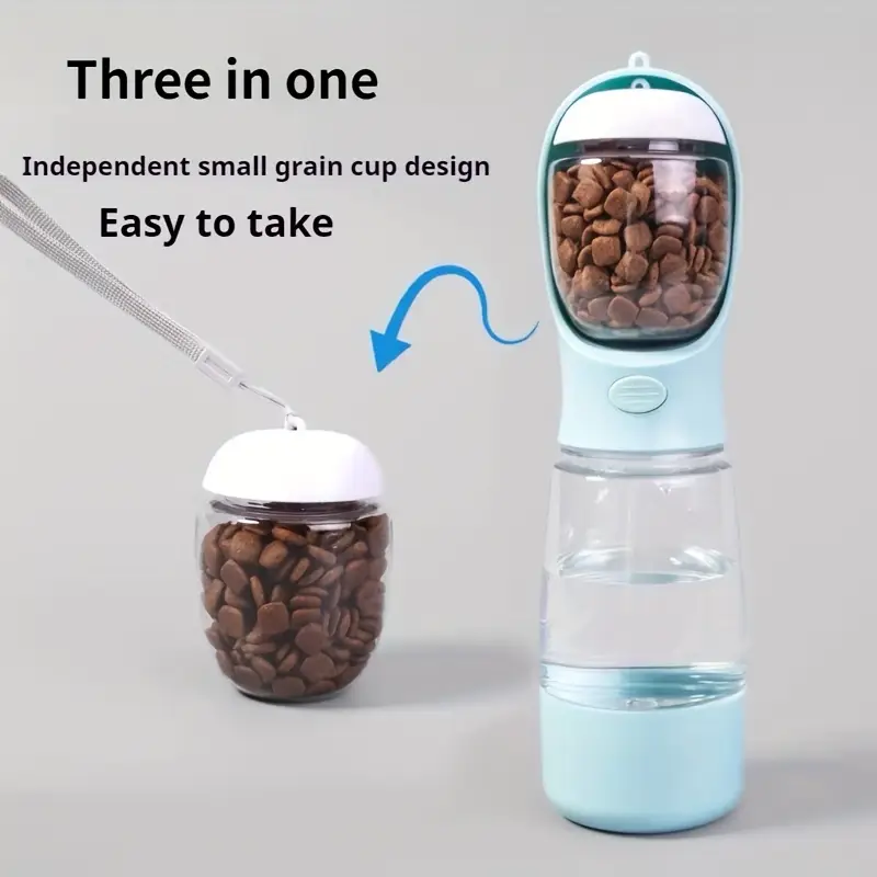 Поилка-миска для собак RM3300477 3в1 Синий - фото 5