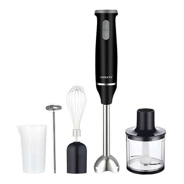 Блендер багатофункціональний Sokany 5 в 1 Чорний (ЦБ-00040091)