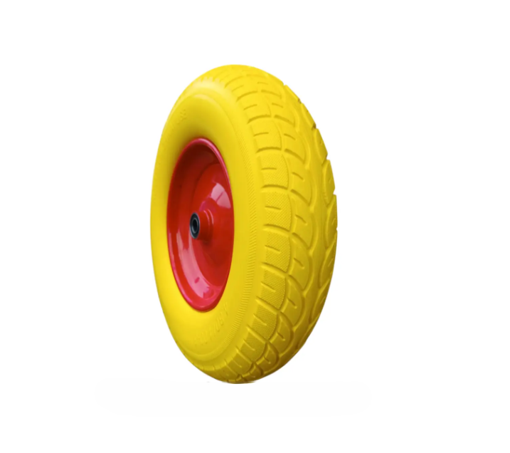 Колесо пенополиуретановое 4.00-8 ось 16 мм 385 мм (99042)
