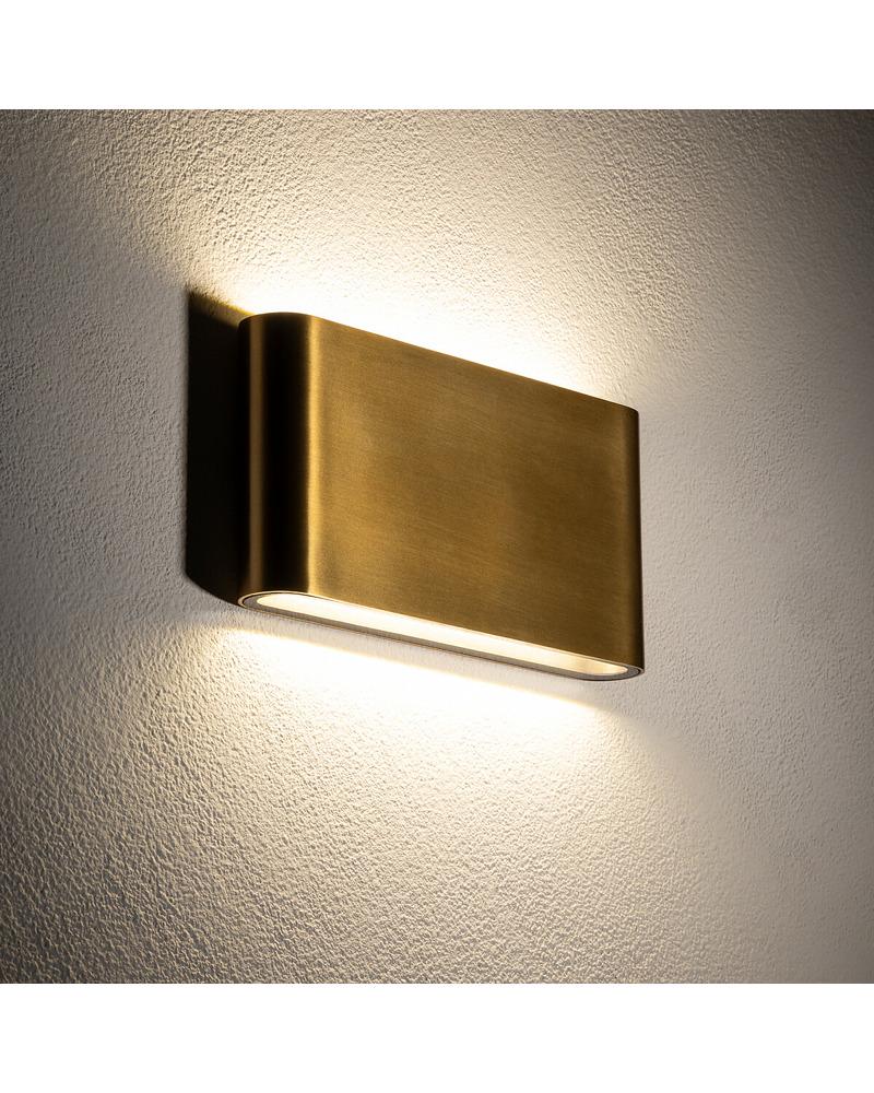 Светильник уличный Nowodvorski 11366 Semi M Led 2x5W 3000K 500Lm IP54 Brass (21995850) - фото 2