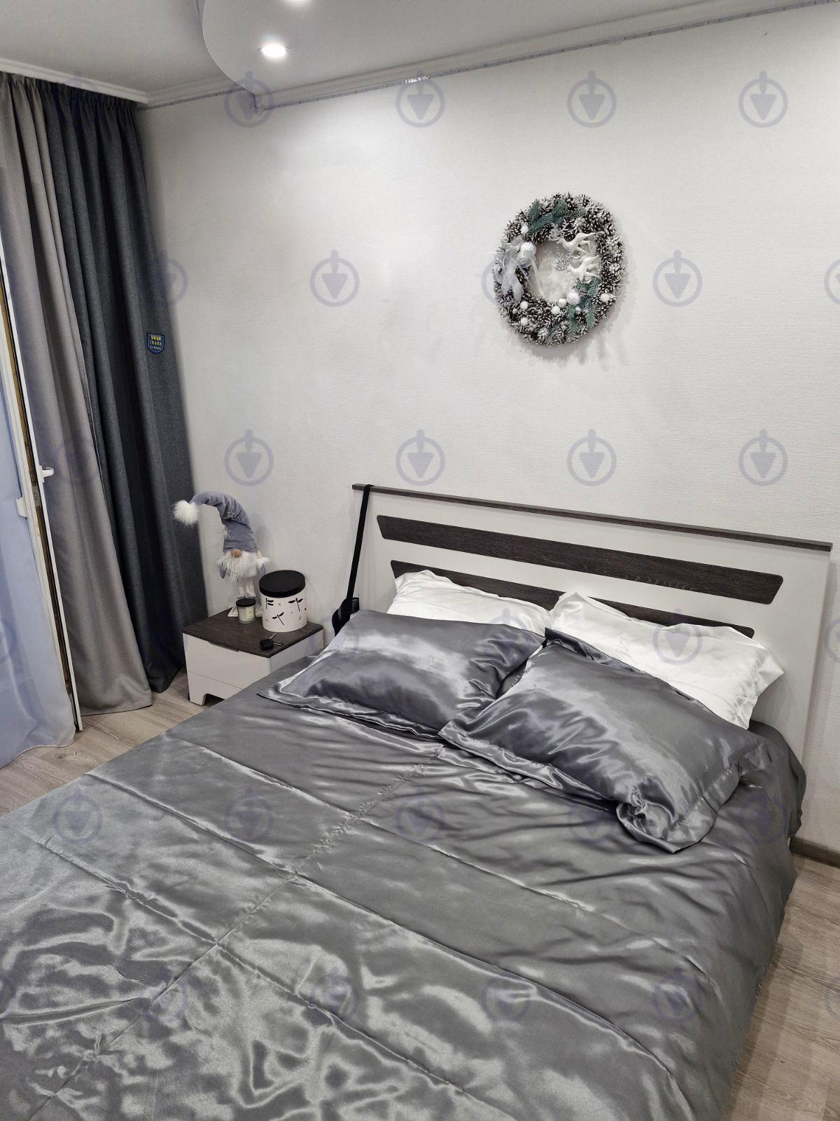 Комплект постельного белья Moka Textile евро и дополнительные 2 наволочки 50х70 см/70х70 см Серебристый/Белый (2673343580) - фото 2 Комплект постельного белья Moka Textile евро и дополнительные 2 наволочки 50х70 см/70х70 см Серебристый/Белый (2673343580) - фото 2