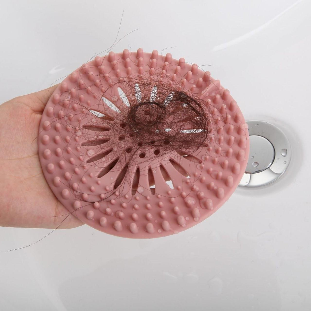 Сіточка від засорів для кухні та ванної гнучка Ø 13 см Pink (137882) - фото 4 Сіточка від засорів для кухні та ванної гнучка Ø 13 см Pink (137882) - фото 4