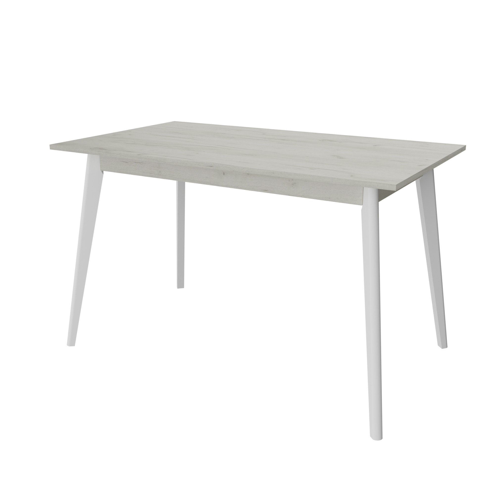 Стол Неман БОН 1180х680 мм Дуб крафт белый/Белый