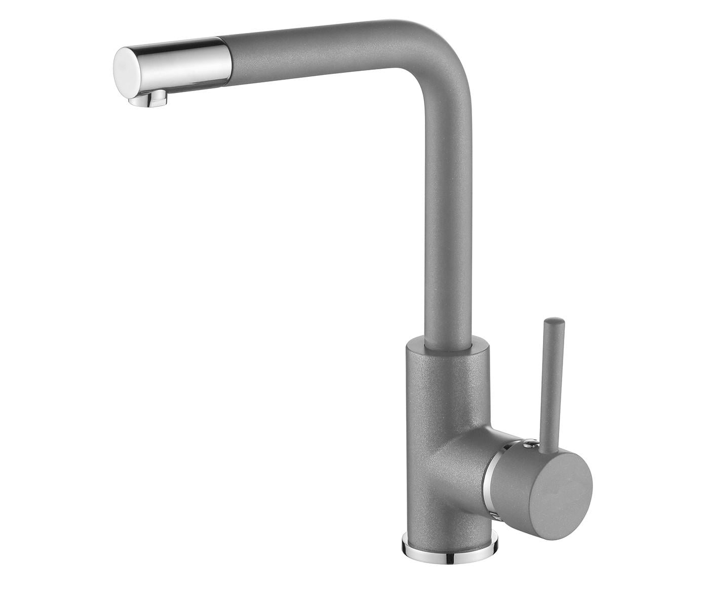Смеситель кухонный Aquasanita Forte 5553 202 Серый металлик (21292)