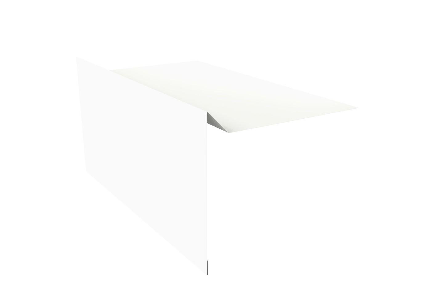 Планка ветровая SIMBUD для битумной черепицы 2 м 0,45 мм глянец RAL9003 (5383735) - фото 1