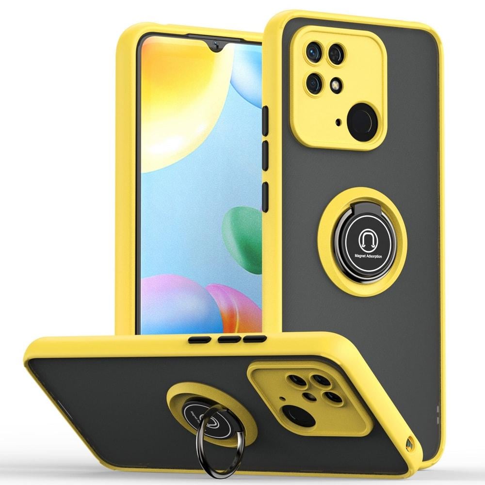 Защитный чехол MatteLuxe Xiaomi Redmi 10C (с кольцом) Yellow (34242-0A)