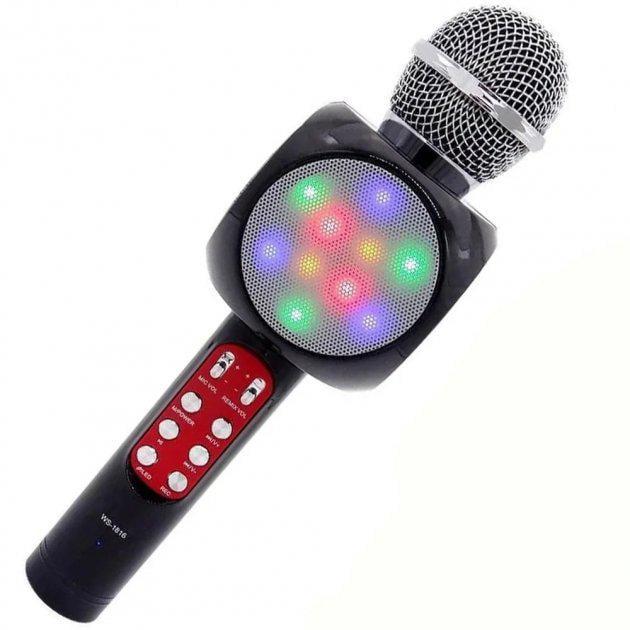 Беспроводной микрофон Bluetooth WS-1816 3 Вт 1800 мАч Black (932111009)