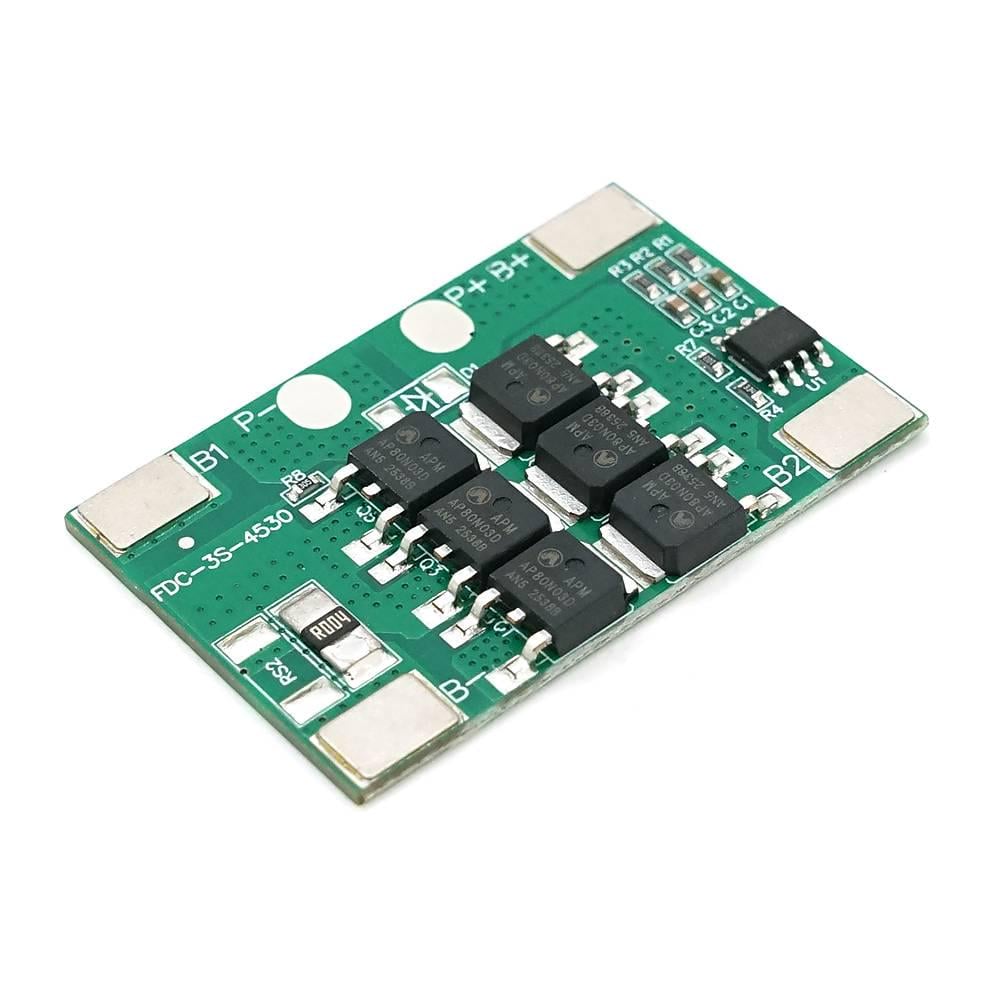 Плата BMS Merlion Li-ion 12,6V 3S 12A (40478)