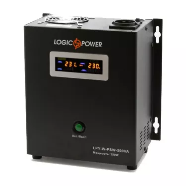 Джерело безперебійного живлення LogicPower LPY W PSW-500VA 5А/10А (4142) - фото 1