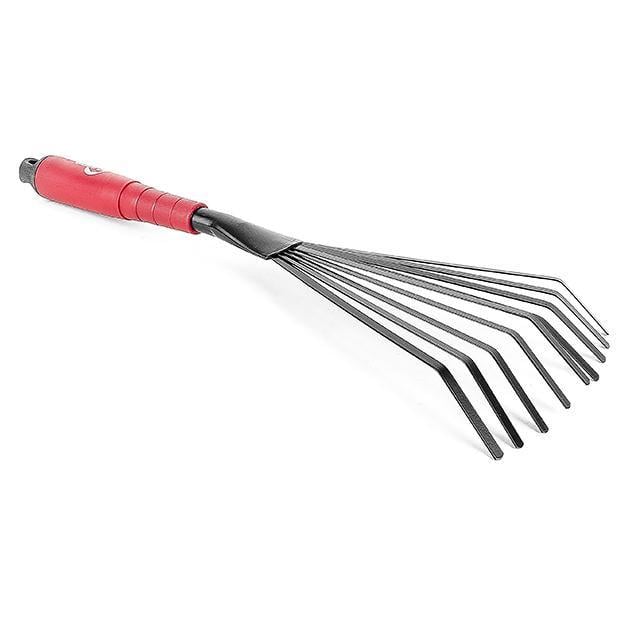 Граблі Intertool FT-0014 віялові городні з порожнистою пластиковою рукояткою 400х130 мм (FT-0014)