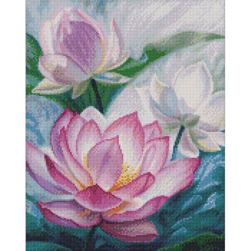 Алмазная мозаика Идейка Свет на пруду 40x50 см (AMO7282)